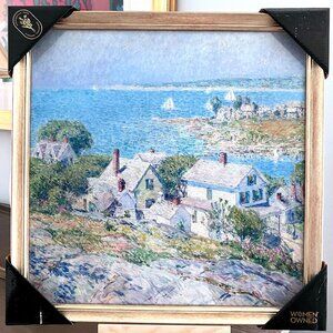 Sapna Shah Framed Art Print Painting Beach Water Landscape Picture